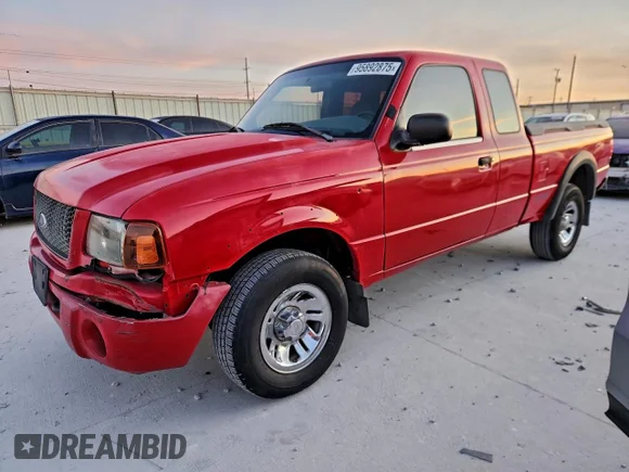 ✅ 2001 Ford Ranger XLT Appearance • VIN: 1FTYR14E81PB37605 • Lot: 95892875. Listed on Copart with 159,999 mi. Free auction sales archive from the USA and detailed vehicle history report at DreamBid. Image 1.