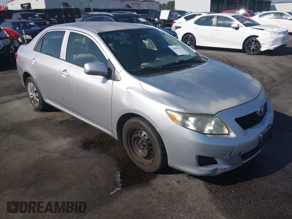 ✅ 2009 Toyota Corolla LE • VIN: JTDBL40E39J024447 • Lot: 44928119. Listed on IAAI with 197,743 mi. Free auction sales archive from the USA and detailed vehicle history report at DreamBid. Image 1.