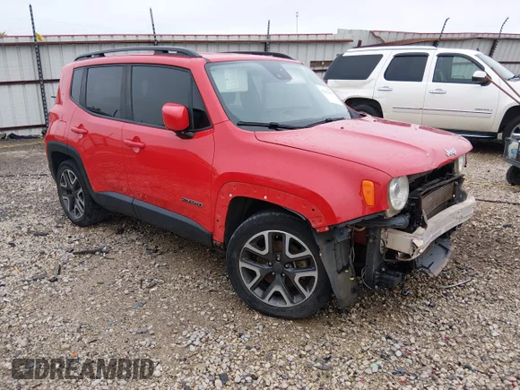 ✅ 2018 Jeep Renegade Latitude • VIN: ZACCJABB1JPG94076 • Лот: 45162539. Опубліковано раніше на IAAI з пробігом 75 343 миль. Безкоштовний доступ до архіву аукціонних продажів зі США та докладний звіт про історію автомобіля на DreamBid. Зображення 1.