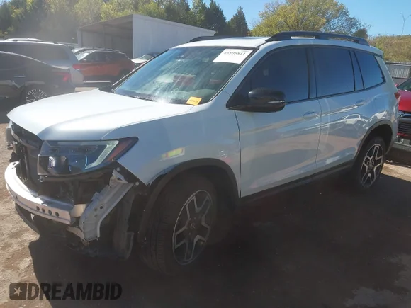 ✅ 2023 Honda Passport Elite • VIN: 5FNYF8H09PB000336 • Lot: 43505811. Wystawiony na IAAI z przebiegiem 44 687 mil. Bezpłatny archiwum sprzedaży aukcyjnych z USA i szczegółowy raport historii pojazdu na DreamBid. Zdjęcie 2.