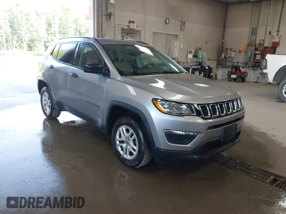 ✅ 2018 Jeep Compass Sport • VIN: 3C4NJDAB6JT342230 • Лот: 45319288. Опубліковано раніше на IAAI з пробігом 44 441 миль. Безкоштовний доступ до архіву аукціонних продажів зі США та докладний звіт про історію автомобіля на DreamBid. Зображення 1.