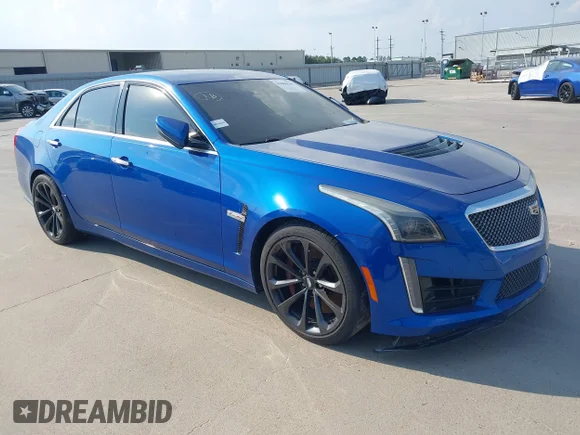 ✅ 2018 Cadillac CTS-V • VIN: 1G6A15S63J0153718 • Lot: 42886648. Wystawiony na IAAI z przebiegiem 38 855 mil. Bezpłatny archiwum sprzedaży aukcyjnych z USA i szczegółowy raport historii pojazdu na DreamBid. Zdjęcie 1.