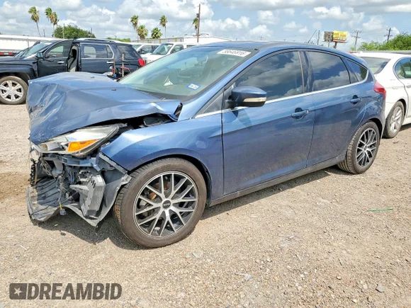 ✅ 2018 Ford Focus Titanium • VIN: 1FADP3N2XJL323485 • Lot: 58646916. Wystawiony na Copart z przebiegiem 75 150 mil. Bezpłatny archiwum sprzedaży aukcyjnych z USA i szczegółowy raport historii pojazdu na DreamBid. Zdjęcie 1.