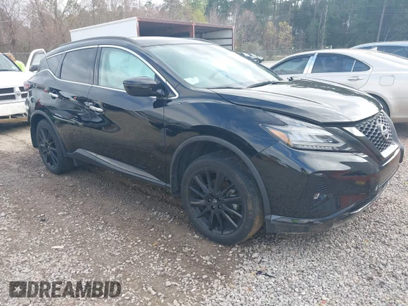 ✅ 2023 Nissan Murano SV • VIN: 5N1AZ2BJ1PC133351 • Lot: 44035119. Wystawiony na IAAI z przebiegiem 26 327 mil. Bezpłatny archiwum sprzedaży aukcyjnych z USA i szczegółowy raport historii pojazdu na DreamBid. Zdjęcie 1.