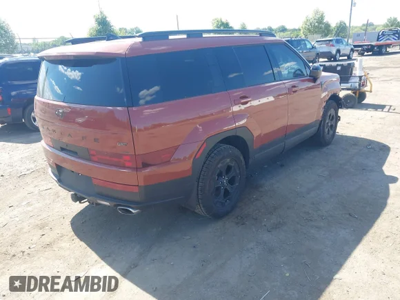 ✅ 2025 Hyundai Santa Fe XRT • VIN: 5NMP3DGL6SH120594 • Lot: 45284205. Listed on IAAI with 7,729 mi. Free auction sales archive from the USA and detailed vehicle history report at DreamBid. Image 4.
