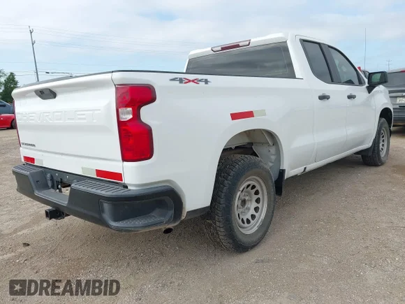 ✅ 2021 Chevrolet Silverado 1500 Work Truck • VIN: 1GCRYAEFXMZ217740 • Lot: 42499454. Wystawiony na IAAI z przebiegiem 42 958 mil. Bezpłatny archiwum sprzedaży aukcyjnych z USA i szczegółowy raport historii pojazdu na DreamBid. Zdjęcie 4.
