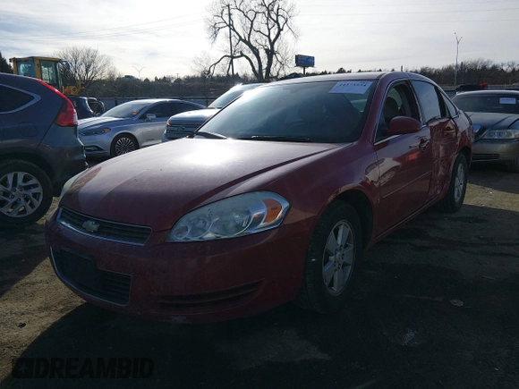 ✅ 2008 Chevrolet Impala LT • VIN: 2G1WT55N681306017 • Lot: 44373534. Wystawiony na IAAI z przebiegiem 187 081 mil. Bezpłatny archiwum sprzedaży aukcyjnych z USA i szczegółowy raport historii pojazdu na DreamBid. Zdjęcie 2.