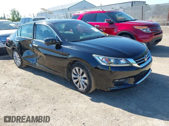 ✅ 2014 Honda Accord EX • VIN: 1HGCR2F76EA258397 • Lot: 45389326. Listed on IAAI with 128,845 mi. Free auction sales archive from the USA and detailed vehicle history report at DreamBid. Image 1.