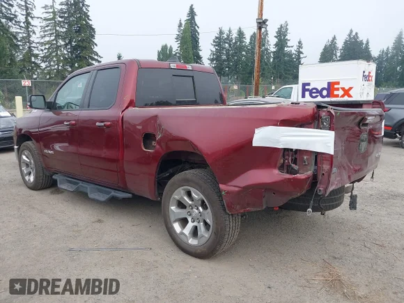 ✅ 2019 Ram 1500 Big Horn • VIN: 1C6RRFBG0KN646663 • Лот: 43151349. Опубліковано раніше на IAAI з пробігом 87 061 миль. Безкоштовний доступ до архіву аукціонних продажів зі США та докладний звіт про історію автомобіля на DreamBid. Зображення 3.