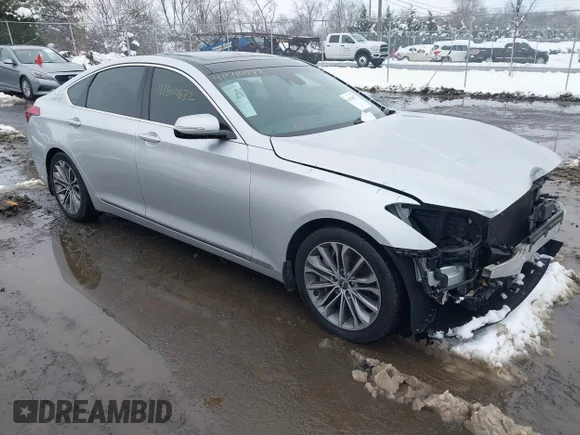 ✅ 2017 Genesis G80 3.8L • VIN: KMHGN4JE3HU191835 • Lot: 41544872. Wystawiony na IAAI z przebiegiem 132 799 mil. Bezpłatny archiwum sprzedaży aukcyjnych z USA i szczegółowy raport historii pojazdu na DreamBid. Zdjęcie 1.