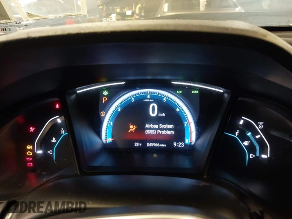 ✅ 2019 Honda Civic LX • VIN: 2HGFC2F62KH558473 • Lot: 44230754. Wystawiony na IAAI z przebiegiem 45 966 mil. Bezpłatny archiwum sprzedaży aukcyjnych z USA i szczegółowy raport historii pojazdu na DreamBid. Zdjęcie 7.