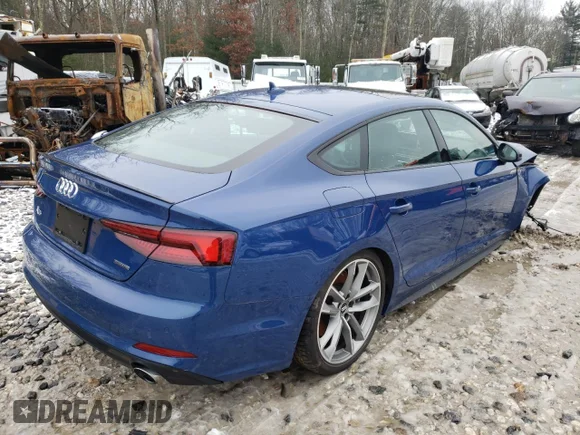 ✅ 2019 Audi A5 Sportback Premium Plus • VIN: WAUENCF57KA016847 • Lot: 29793741. Listed on Copart with 11,839 mi. Free auction sales archive from the USA and detailed vehicle history report at DreamBid. Image 4.
