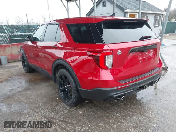 ✅ 2022 Ford Explorer ST • VIN: 1FM5K8GC0NGB91184 • Lot: 44484156. Listed on IAAI with 38,930 mi. Free auction sales archive from the USA and detailed vehicle history report at DreamBid. Image 3.