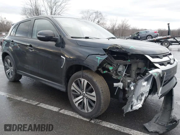 ✅ 2021 Mitsubishi Outlander ES • VIN: JA4ARUAU0MU029963 • Lot: 44030076. Listed on IAAI with 116,703 mi. Free auction sales archive from the USA and detailed vehicle history report at DreamBid. Image 1.