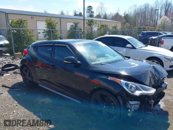 ✅ 2014 Hyundai Veloster Turbo R-Spec • VIN: KMHTC6AE3EU198862 • Лот: 44633258. Опубліковано раніше на IAAI з пробігом 102 132 миль. Безкоштовний доступ до архіву аукціонних продажів зі США та докладний звіт про історію автомобіля на DreamBid. Зображення 1.