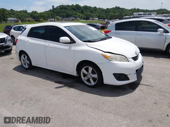 ✅ 2009 Toyota Matrix S • VIN: 2T1KE40E29C015566 • Lot: 45232572. Listed on IAAI with 165,892 mi. Free auction sales archive from the USA and detailed vehicle history report at DreamBid. Image 1.