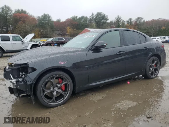 ✅ 2021 Alfa Romeo Giulia Ti Sport • VIN: ZARFANBNXM7648123 • Lot: 92026955. Listed on Copart with 42,516 mi. Free auction sales archive from the USA and detailed vehicle history report at DreamBid. Image 1.