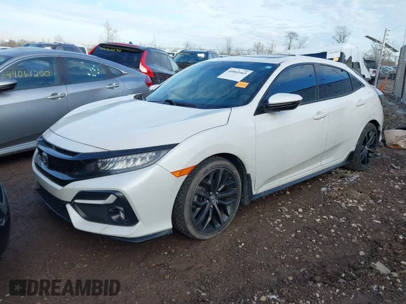 ✅ 2020 Honda Civic Sport Touring • VIN: SHHFK7H91LU219344 • Lot: 44065465. Wystawiony na IAAI z przebiegiem 56 942 mil. Bezpłatny archiwum sprzedaży aukcyjnych z USA i szczegółowy raport historii pojazdu na DreamBid. Zdjęcie 2.