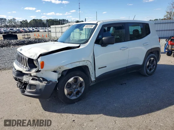 ✅ 2016 Jeep Renegade Sport • VIN: ZACCJAAT8GPD17361 • Lot: 46520396. Wystawiony na Copart z przebiegiem 146 201 mil. Bezpłatny archiwum sprzedaży aukcyjnych z USA i szczegółowy raport historii pojazdu na DreamBid. Zdjęcie 1.