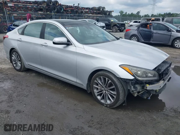 ✅ 2015 Hyundai Genesis 3.8L • VIN: KMHGN4JE5FU074688 • Lot: 45226176. Listed on IAAI with 219,314 mi. Free auction sales archive from the USA and detailed vehicle history report at DreamBid. Image 1.