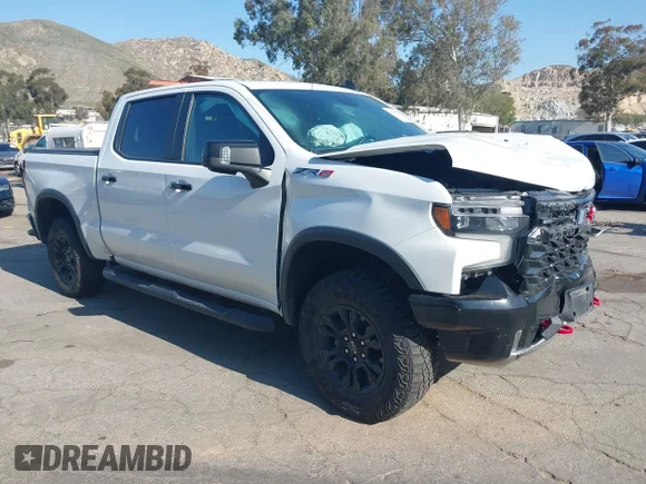 ✅ 2023 Chevrolet Silverado 1500 ZR2 • VIN: 3GCUDHEL1PG131709 • Лот: 41962718. Опубліковано раніше на IAAI з пробігом 53 448 миль. Безкоштовний доступ до архіву аукціонних продажів зі США та докладний звіт про історію автомобіля на DreamBid. Зображення 1.