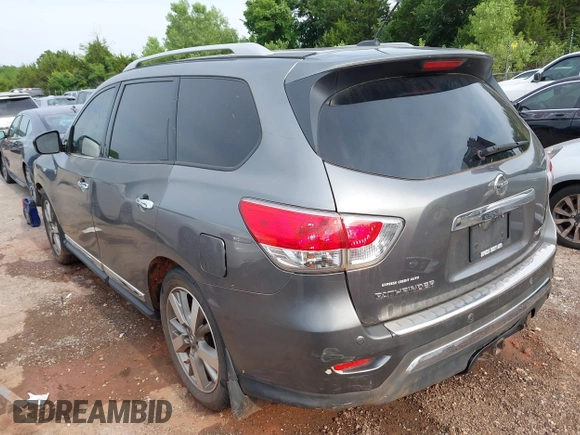 ✅ 2015 Nissan Pathfinder S • VIN: 5N1AR2MN7FC667260 • Lot: 42457439. Wystawiony na IAAI z przebiegiem 163 998 mil. Bezpłatny archiwum sprzedaży aukcyjnych z USA i szczegółowy raport historii pojazdu na DreamBid. Zdjęcie 3.