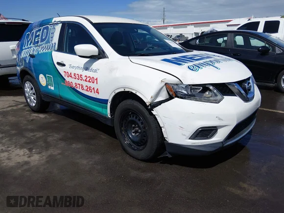 ✅ 2016 Nissan Rogue S • VIN: JN8AT2MT4GW022171 • Lot: 44681190. Wystawiony na IAAI z przebiegiem 208 202 mil. Bezpłatny archiwum sprzedaży aukcyjnych z USA i szczegółowy raport historii pojazdu na DreamBid. Zdjęcie 1.