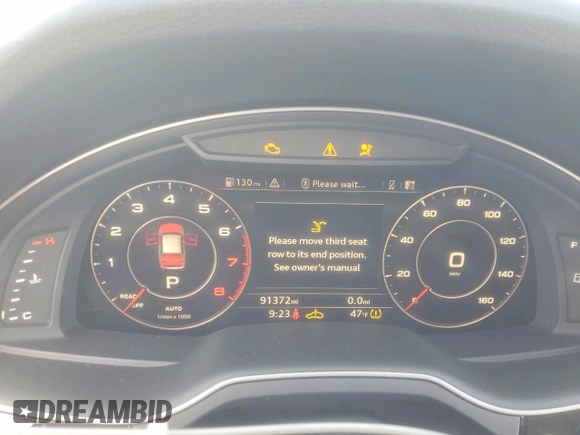 ✅ 2017 Audi Q7 Premium Plus • VIN: WA1LAAF75HD032378 • Lot: 75146535. Wystawiony na Copart z przebiegiem 91 372 mil. Bezpłatny archiwum sprzedaży aukcyjnych z USA i szczegółowy raport historii pojazdu na DreamBid. Zdjęcie 9.