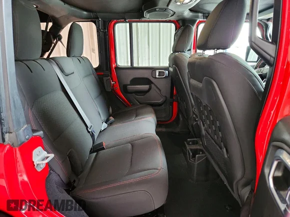 ✅ 2022 Jeep Wrangler Unlimited Rubicon • VIN: 1C4JJXFG4NW187018 • Lot: 41845126. Wystawiony na Copart z przebiegiem 78 300 mil. Bezpłatny archiwum sprzedaży aukcyjnych z USA i szczegółowy raport historii pojazdu na DreamBid. Zdjęcie 11.