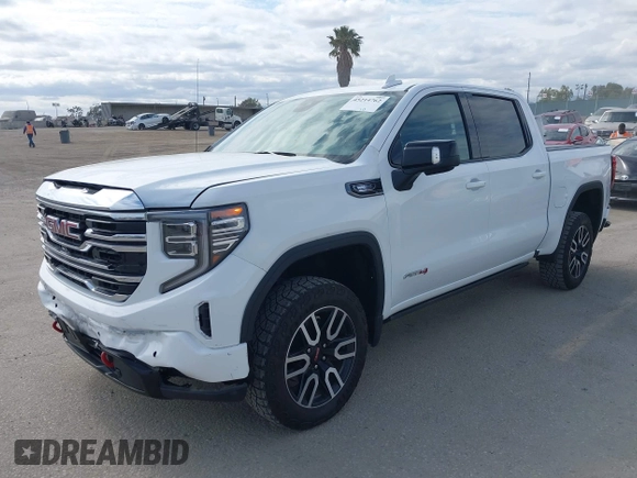 ✅ 2023 GMC Sierra 1500 AT4 • VIN: 3GTUUEE8XPG222178 • Лот: 45214762. Опубліковано раніше на IAAI з пробігом 55 442 миль. Безкоштовний доступ до архіву аукціонних продажів зі США та докладний звіт про історію автомобіля на DreamBid. Зображення 2.