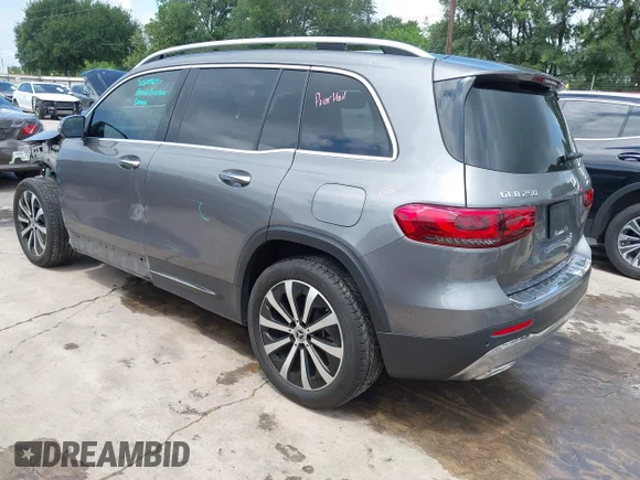 ✅ 2021 Mercedes-Benz GLB 250 • VIN: W1N4M4GB9MW145392 • Lot: 44895726. Wystawiony na IAAI z przebiegiem 57 987 mil. Bezpłatny archiwum sprzedaży aukcyjnych z USA i szczegółowy raport historii pojazdu na DreamBid. Zdjęcie 3.