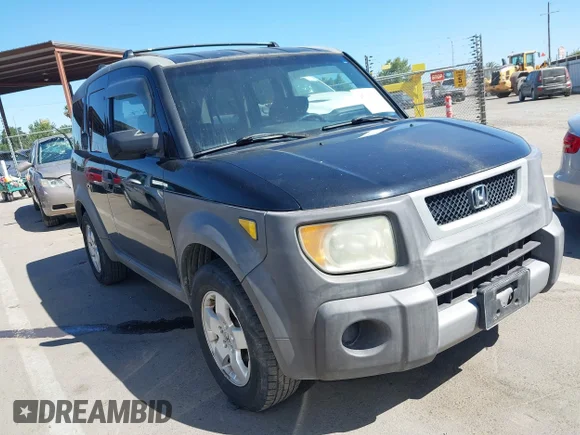 ✅ 2003 Honda Element EX • VIN: 5J6YH18583L011715 • Лот: 45095564. Опубліковано раніше на IAAI з пробігом 154 956 миль. Безкоштовний доступ до архіву аукціонних продажів зі США та докладний звіт про історію автомобіля на DreamBid. Зображення 1.