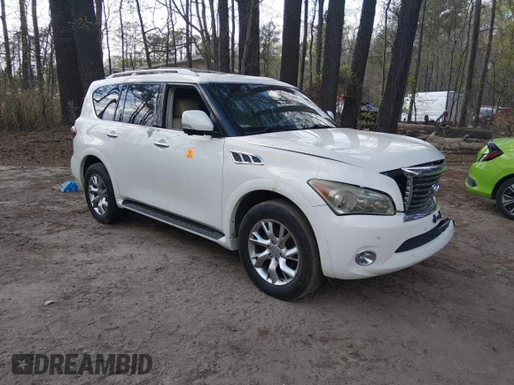 ✅ 2013 Infiniti QX56 • VIN: JN8AZ2NF9D9550578 • Лот: 44669667. Опубликован ранее на IAAI с пробегом 163 377 миль. Бесплатный доступ к архиву аукционных продаж из США и подробный отчёт об истории автомобиля на DreamBid. Изображение 1.