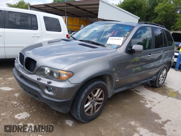 ✅ 2004 BMW X5 3.0i • VIN: 5UXFA13574LU26808 • Lot: 45058461. Wystawiony na IAAI z przebiegiem 161 115 mil. Bezpłatny archiwum sprzedaży aukcyjnych z USA i szczegółowy raport historii pojazdu na DreamBid. Zdjęcie 2.