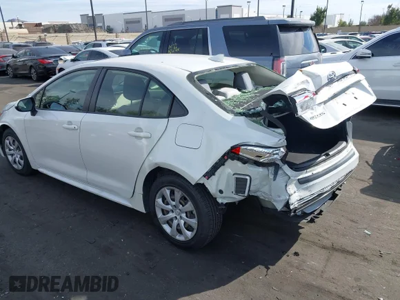 ✅ 2021 Toyota Corolla LE • VIN: JTDEPMAE9MJ138350 • Lot: 44325251. Listed on IAAI with 33,285 mi. Free auction sales archive from the USA and detailed vehicle history report at DreamBid. Image 3.
