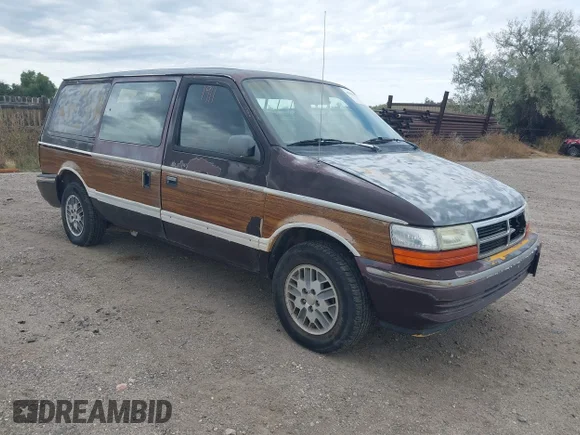 ✅ 1991 Dodge Grand Caravan • VIN: 1B4GD54R6MX559930 • Lot: 43421911. Wystawiony na IAAI z przebiegiem 157 915 mil. Bezpłatny archiwum sprzedaży aukcyjnych z USA i szczegółowy raport historii pojazdu na DreamBid. Zdjęcie 1.