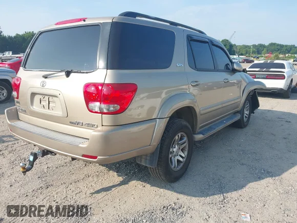 ✅ 2005 Toyota Sequoia SR5 • VIN: 5TDBT44A85S247488 • Lot: 42881532. Listed on IAAI with 172,329 mi. Free auction sales archive from the USA and detailed vehicle history report at DreamBid. Image 4.