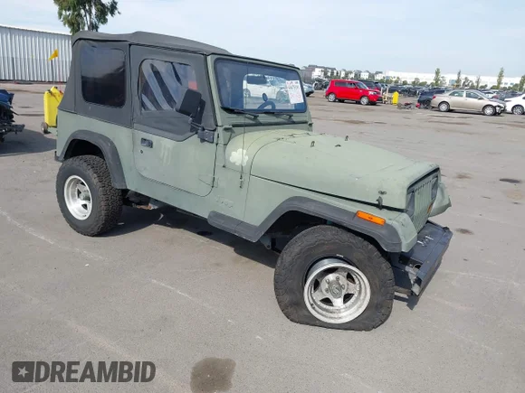 ✅ 1994 Jeep Wrangler • VIN: 1J4FY29S1RP446255 • Лот: 43675191. Опубліковано раніше на IAAI з пробігом 226 764 миль. Безкоштовний доступ до архіву аукціонних продажів зі США та докладний звіт про історію автомобіля на DreamBid. Зображення 1.