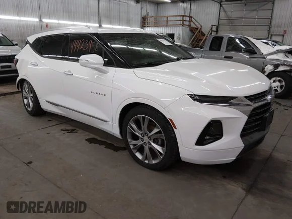 ✅ 2019 Chevrolet Blazer Premier • VIN: 3GNKBKRS4KS594064 • Лот: 44423958. Опубліковано раніше на IAAI з пробігом 51 975 миль. Безкоштовний доступ до архіву аукціонних продажів зі США та докладний звіт про історію автомобіля на DreamBid. Зображення 1.