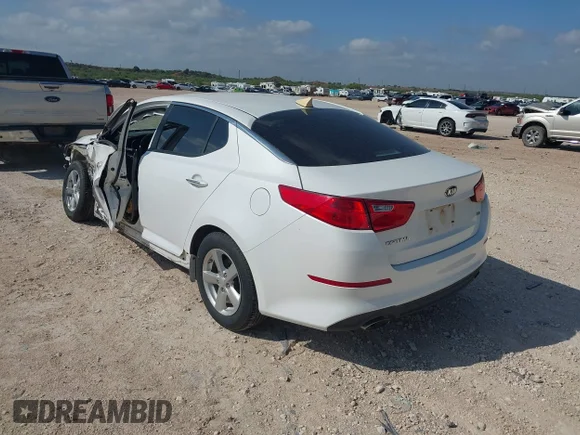 ✅ 2015 Kia Optima LX • VIN: KNAGM4A72F5545406 • Лот: 45414721. Опубликован ранее на IAAI с пробегом 149 149 миль. Бесплатный доступ к архиву аукционных продаж из США и подробный отчёт об истории автомобиля на DreamBid. Изображение 3.