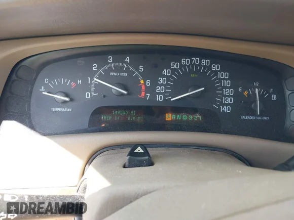 ✅ 1999 Buick Park Avenue • VIN: 1G4CW52K4X4627614 • Lot: 43085417. Wystawiony na IAAI z przebiegiem 149 500 mil. Bezpłatny archiwum sprzedaży aukcyjnych z USA i szczegółowy raport historii pojazdu na DreamBid. Zdjęcie 7.