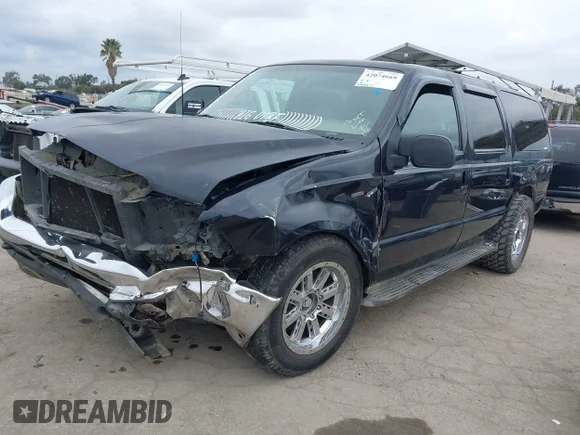 ✅ 2000 Ford Excursion XLT • VIN: 1FMNU40S8YEA37729 • Лот: 42074669. Опубліковано раніше на IAAI з пробігом 265 377 миль. Безкоштовний доступ до архіву аукціонних продажів зі США та докладний звіт про історію автомобіля на DreamBid. Зображення 2.