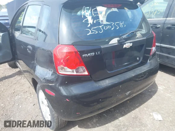 ✅ 2005 Chevrolet Aveo LT • VIN: KL1TG62635B316797 • Lot: 44992242. Wystawiony na IAAI z przebiegiem 91 035 mil. Bezpłatny archiwum sprzedaży aukcyjnych z USA i szczegółowy raport historii pojazdu na DreamBid. Zdjęcie 6.