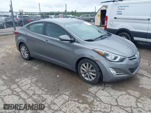 ✅ 2014 Hyundai Elantra SE • VIN: 5NPDH4AE5EH465346 • Lot: 45293084. Listed on IAAI with 101,684 mi. Free auction sales archive from the USA and detailed vehicle history report at DreamBid. Image 1.