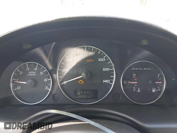 ✅ 2006 Chevrolet Malibu 2LT • VIN: 1G1ZT51896F126744 • Lot: 45244470. Wystawiony na IAAI z przebiegiem 226 645 mil. Bezpłatny archiwum sprzedaży aukcyjnych z USA i szczegółowy raport historii pojazdu na DreamBid. Zdjęcie 7.