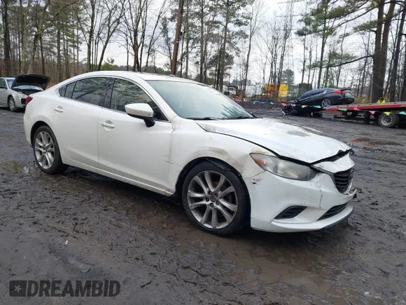 ✅ 2016 Mazda 6 i Touring • VIN: JM1GJ1V58G1425525 • Лот: 41493163. Опубликован ранее на IAAI с пробегом Не указан. Бесплатный доступ к архиву аукционных продаж из США и подробный отчёт об истории автомобиля на DreamBid. Изображение 1.