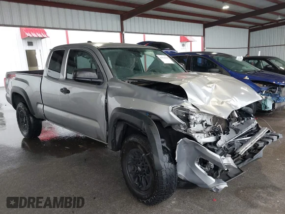 ✅ 2020 Toyota Tacoma SR • VIN: 3TYRX5GN0LT002399 • Лот: 45018338. Опубликован ранее на IAAI с пробегом 105 835 миль. Бесплатный доступ к архиву аукционных продаж из США и подробный отчёт об истории автомобиля на DreamBid. Изображение 1.