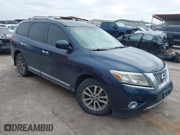 ✅ 2015 Nissan Pathfinder SV • VIN: 5N1AR2MN5FC607557 • Lot: 41619329. Wystawiony na IAAI z przebiegiem 151 498 mil. Bezpłatny archiwum sprzedaży aukcyjnych z USA i szczegółowy raport historii pojazdu na DreamBid. Zdjęcie 1.