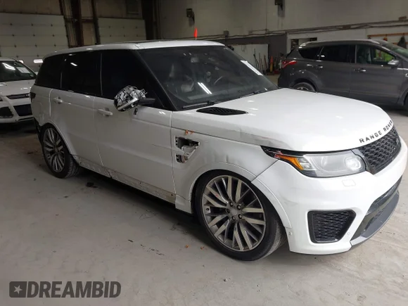 ✅ 2016 Land Rover Range Rover Sport SVR • VIN: SALWZ2EF9GA584260 • Лот: 44735867. Опубліковано раніше на IAAI з пробігом 77 681 миль. Безкоштовний доступ до архіву аукціонних продажів зі США та докладний звіт про історію автомобіля на DreamBid. Зображення 1.