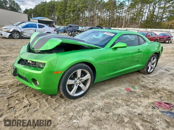 ✅ 2011 Chevrolet Camaro 1LT • VIN: 2G1FF1ED7B9122074 • Lot: 73244165. Listed on Copart with 131,103 mi. Free auction sales archive from the USA and detailed vehicle history report at DreamBid. Image 1.